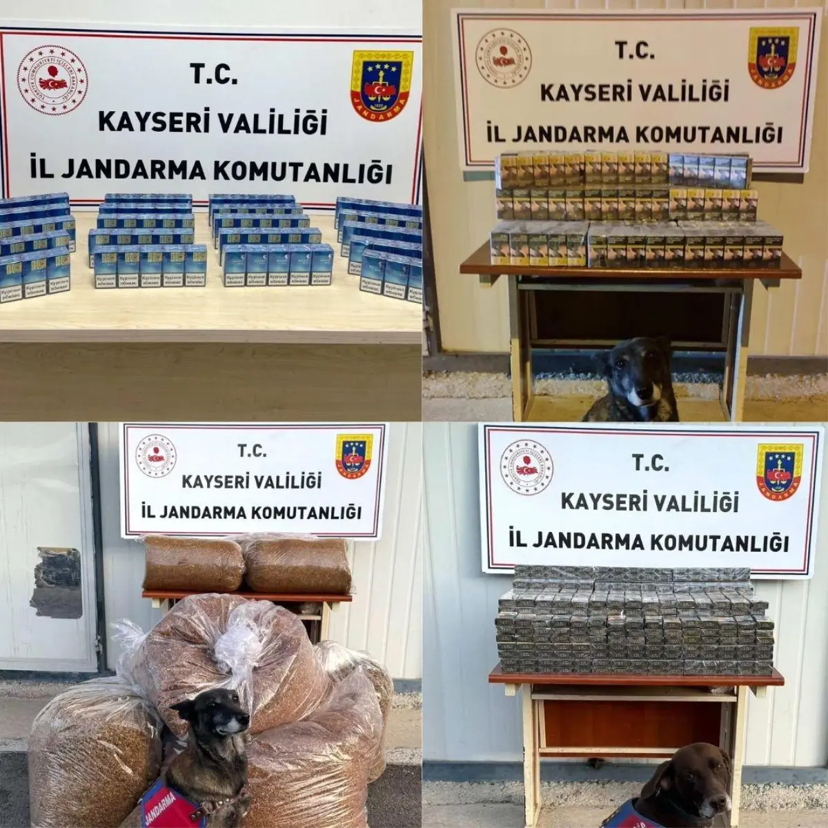 kayseride 2375 paket kacak sigara ele gecirildi jT3ffcDv